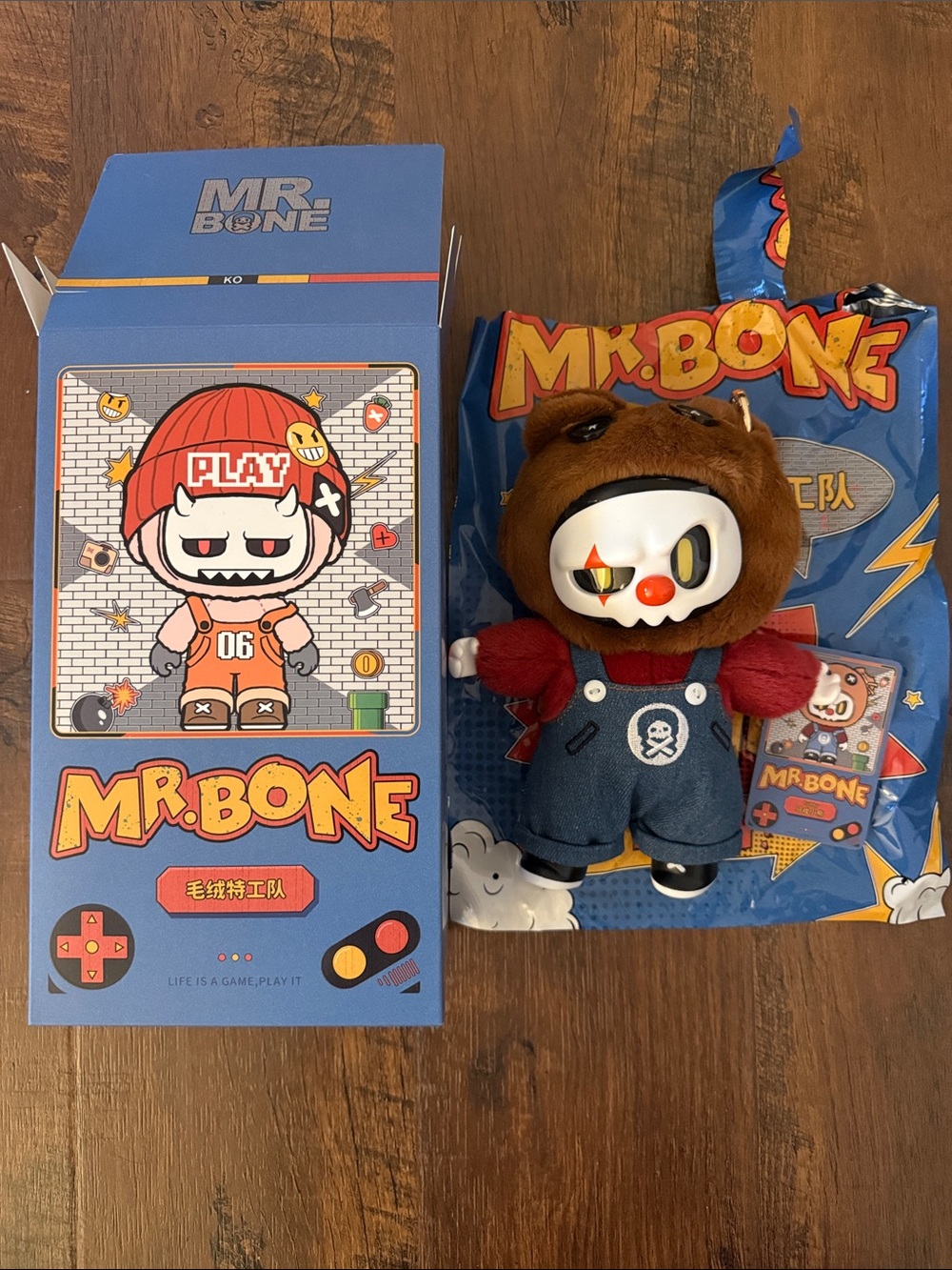 Mr Bone Buddies plush pendant series- Cubby